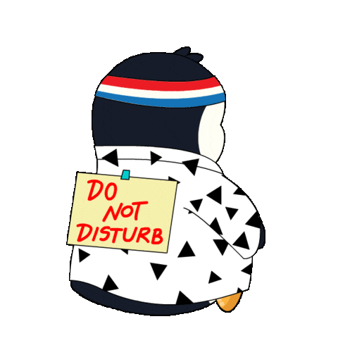 Leave Me Alone Sleeping Sticker by Pudgy Penguins
