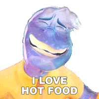 This Is Fine Spicy Food Sticker by Disney Pixar