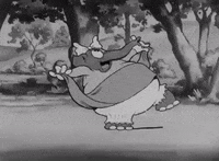 happy black and white GIF by Fleischer Studios