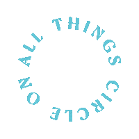 Loop Circle Sticker by CLAVVS