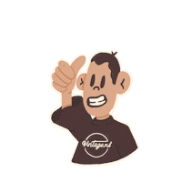 Thumbs Up Sticker by Vintage.nl
