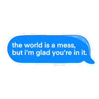 onesillygoosey mess imessage you are loved mental health matters Sticker