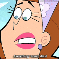 fairly oddparents everything i touch dies GIF