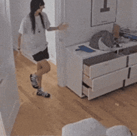Walking Rotating GIF