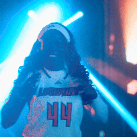 Womens Basketball Go Cards GIF by Louisville Cardinals