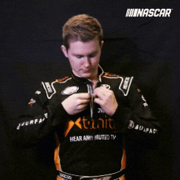 matt tifft nascar driver reactions GIF by NASCAR