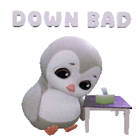 Sad Broken Heart Sticker by Pengu