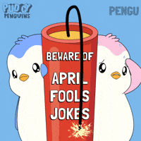 April Fools Penguin GIF by Pudgy Penguins