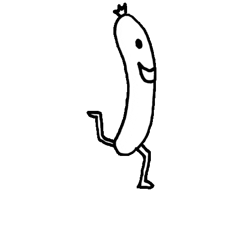 dolphinhotel jumping dolphin sausage beni Sticker