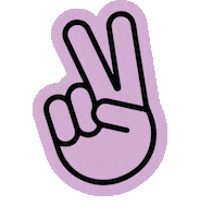 Happy Hand Sticker by MRCACHAPA
