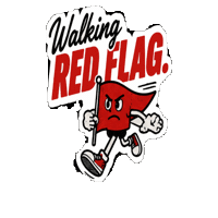 Red Flag Sticker by ROAR Active