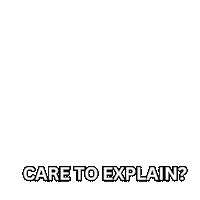 Clarify Excuse Me Sticker by Ashwin Gane