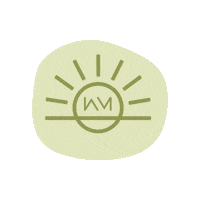 wellmode green sun health yoga Sticker