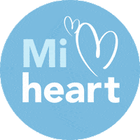 Pure Michigan Blue Heart Sticker by State of Michigan