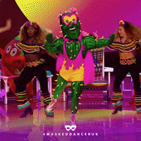 Dance Cactus GIF by The Masked Singer UK & The Masked Dancer UK