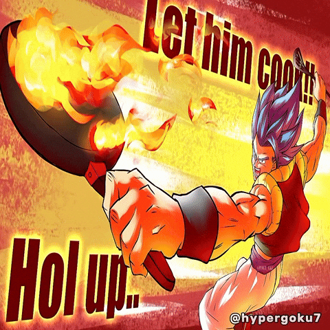 Hol Up Dragon Ball GIF
