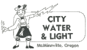Water City Sticker by McMinnville Economic Development Partnership