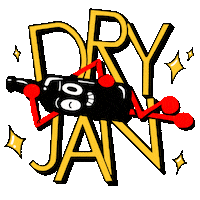 dry january beer Sticker by Golden Wolf
