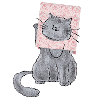 Cat Pet Sticker by CHAGEE MY