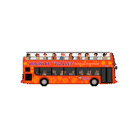 Double Decker Summer Sticker by Waikiki Trolley