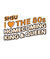 Sam Houston 80S Sticker by SHSUstuact