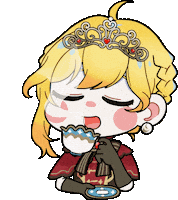 Girl Tea Sticker