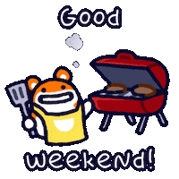 Grilling Week End Sticker