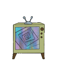 Television Screen Sticker