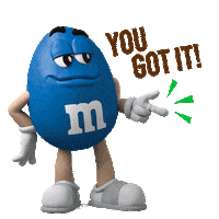 you got this m&m Sticker by M&M’S Chocolate
