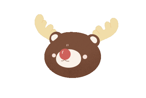 Christmas Bear Sticker