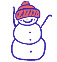 Let It Snow Dancing Sticker