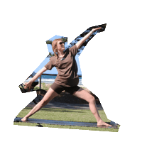 Burleigh Heads Yoga Sticker by Burleigh Heads Language College