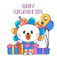 Happy Birthday Party Sticker by Lazada