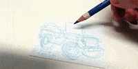 RFlores67 cartoon car army canadian GIF