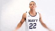 navyathletics navy athletics navy basketball navy mens basketball navy mbb GIF