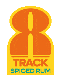 8Trackrum rum spiced rum 8track 8 track Sticker