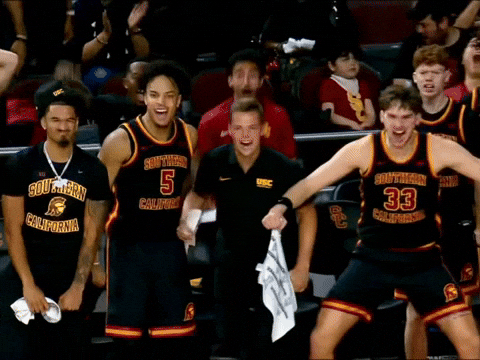 Basketball Hoops GIF by USC Trojans