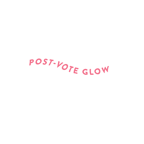 glow midterms 2018 Sticker by Her Campus Media