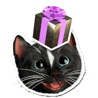 Happy Birthday Cat Sticker by Felini Rocks