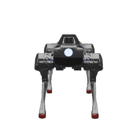 Akinrobotics Quadruped Robot Sticker by AKINSOFT