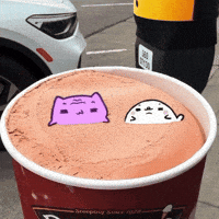 Chilling Ice Cream GIF