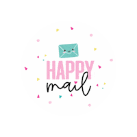 TwinkleSprinklesAU happy pink face stars Sticker