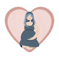 Mom Gravidinha Sticker by Fadia Chalouhi