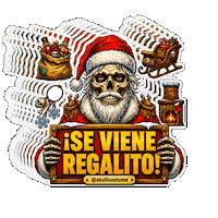 Santa Claus Halloween Sticker