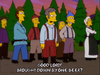 Drunk Season 12 GIF by The Simpsons