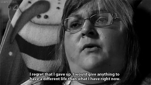 black and white life GIF