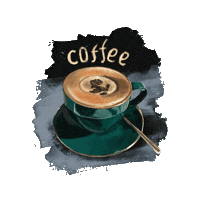Hot Coffee Sticker