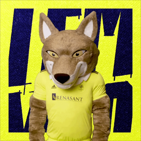 Mascot Think GIF by Nashville SC