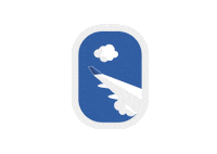 avionexpress clouds airplane wings pilot Sticker