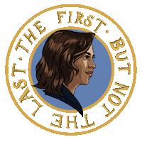 Kamala Harris Biden Sticker by Creative Courage